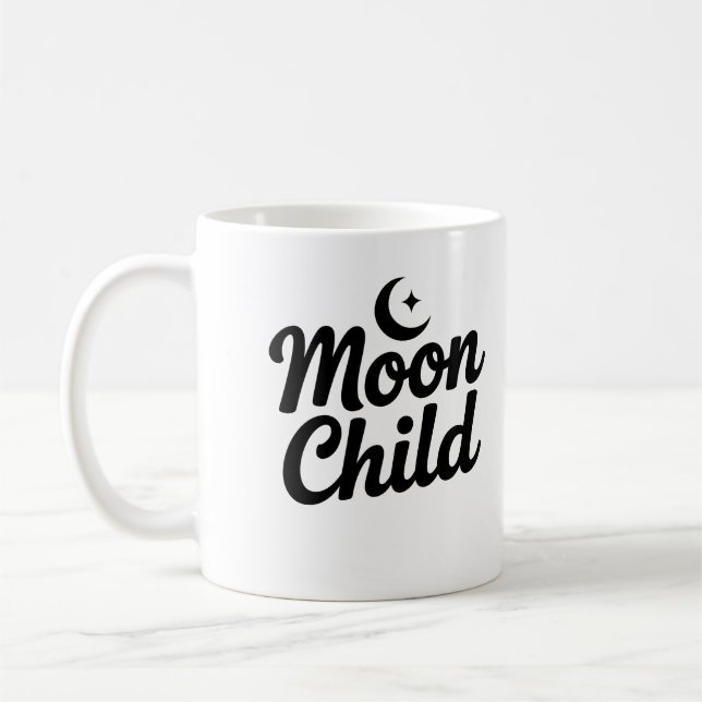 Måne Child Mugg - Celestial Crescent Måne Kopp (Vänster)