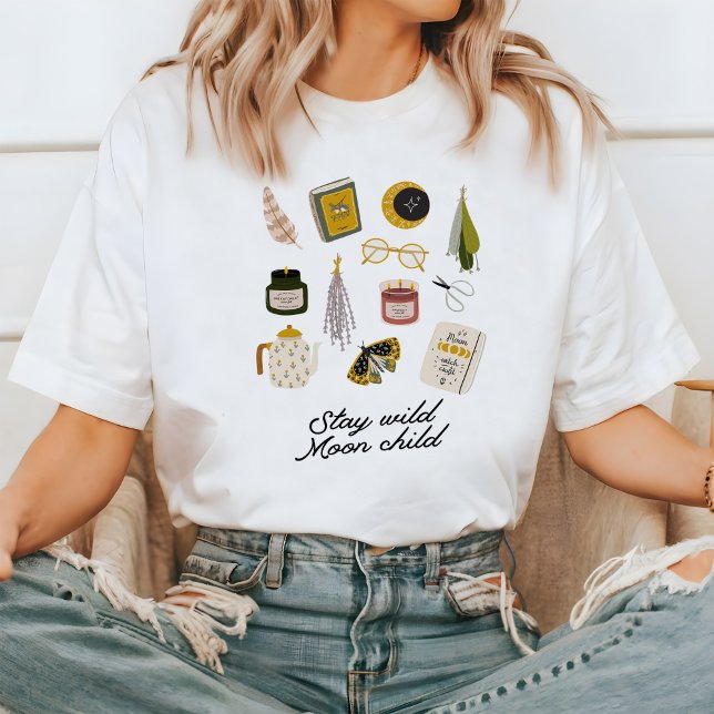 Måne Child Vibes T Shirt (Skapare uppladdad)