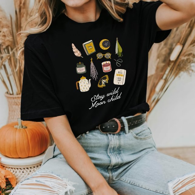 Måne Child Vibes T Shirt (Skapare uppladdad)