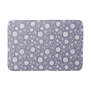 Måne Crater Lila Mönster Bath Mat Badrumsmatta