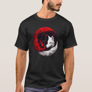 Måne Crimson Red White Varg T Shirt