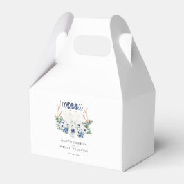 Måne Crystals Flowers Boho Metaphysical Bröllop Presentaskar