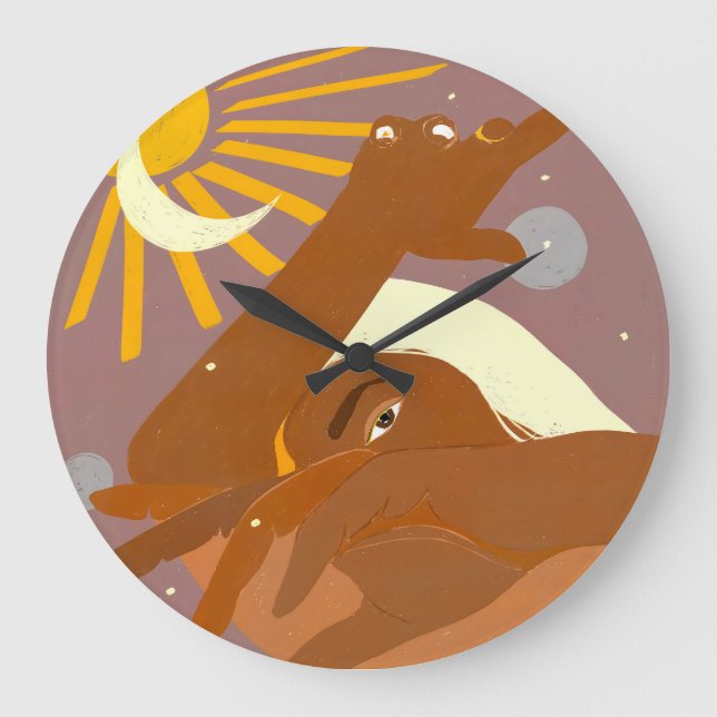 Måne dansar med mig stor klocka (Framsida)