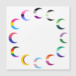 Måne-design för pride-tidsreducering