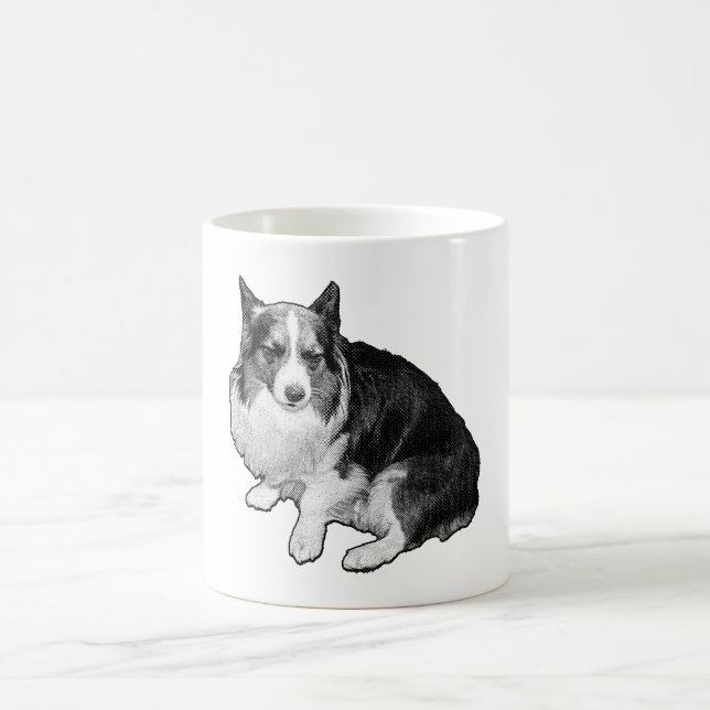Måne-Dot Corgi Sips Kaffemugg (Center)