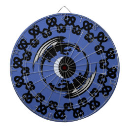 Måne Dragons Fantasy Design Dartboard Darttavla