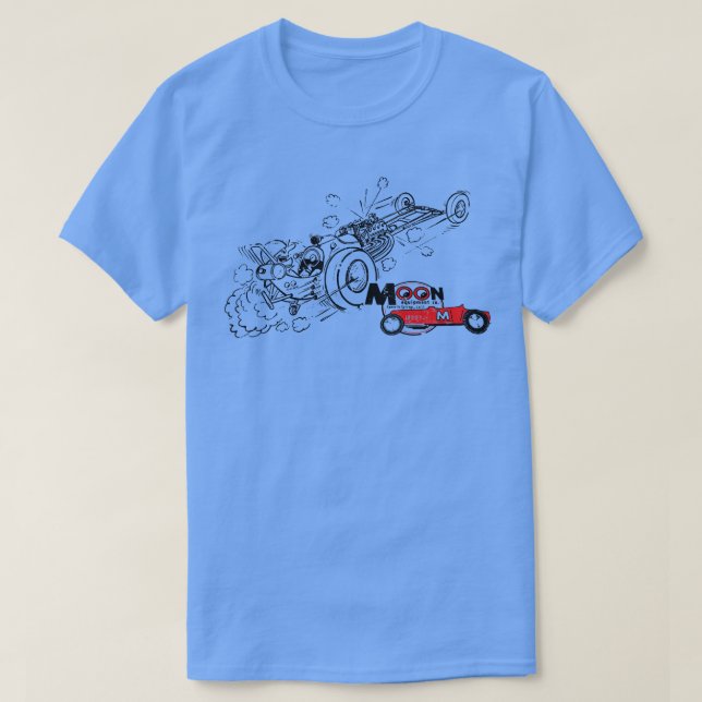 Måne Dragster T Shirt (Design framsida)