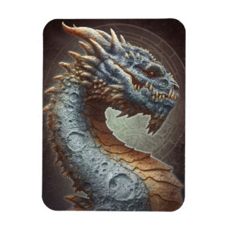 Måne-draken av Kerem Beyit Magnet