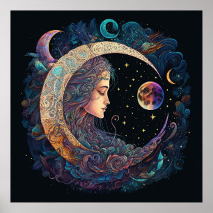 Måne Dreams Poster