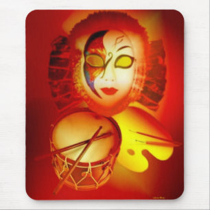 Måne Drummer Mousepad Musmatta