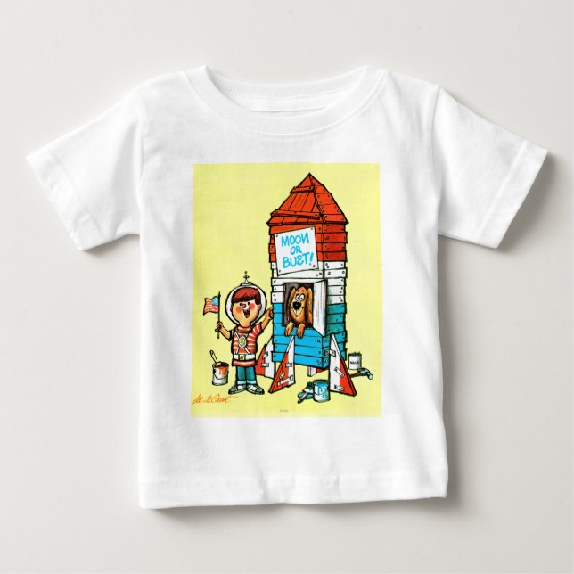 Måne eller Bust! T-shirt (Framsida)
