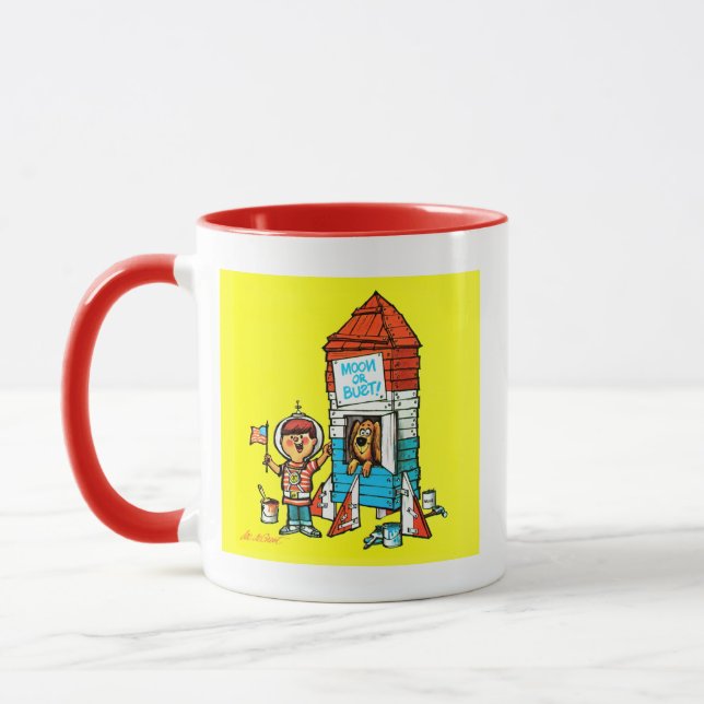 Måne eller byst! mugg (Vänster)
