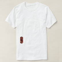 Måne Fågel Anemon— Hem Tryckt T-Shirt