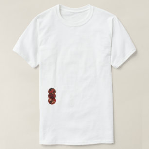 Måne Fågel Anemon— Hem Tryckt T-Shirt