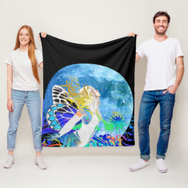 Måne Fairy Fleece Blanket