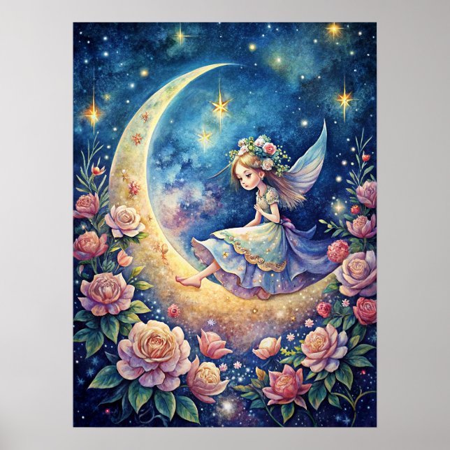 Måne Fairy Poster (Framsidan)