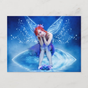 Måne Fairy Vykort