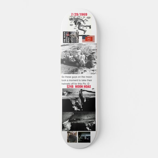 MÅNE FALSK 1969 Skateboard (Framsida)