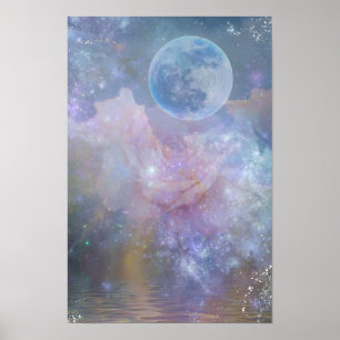 Måne Fantasy Poster