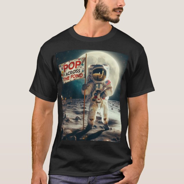 Måne färg t shirt (Framsida)