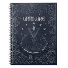 Måne fasadgrimoire anteckningsbok