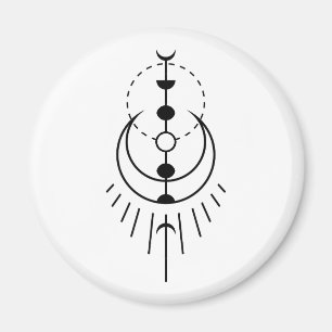 måne fasas måneklipse magnet