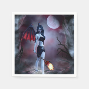 Måne fire Succubus Pappersservett