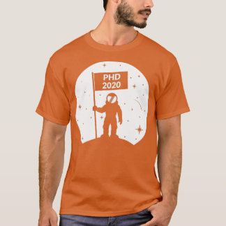 Måne Flagga PHD 2020 Studenten citat 1 T Shirt