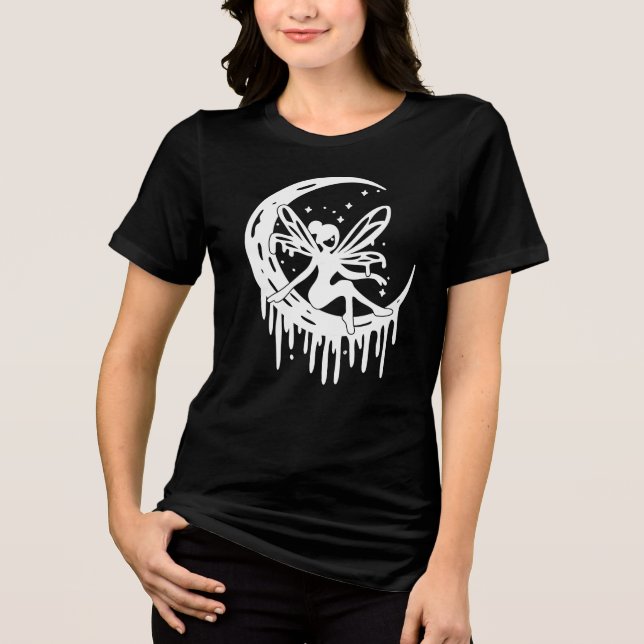 Måne Flicka T Shirt (Framsida)