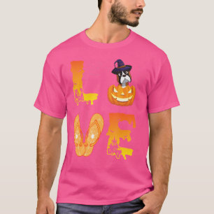 Måne Flip Flop Fladdermus Spider Pumpkin Kärlek Bo T Shirt