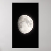 Måne-fotografi Poster