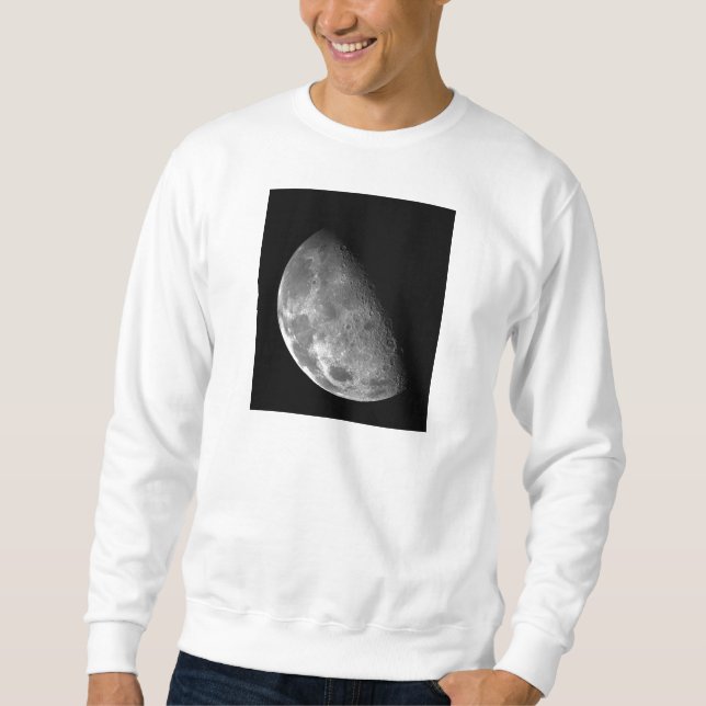 Måne från Galileo planetarisk utrymmebeskickning Lång Ärmad Tröja (Framsida)