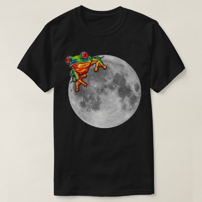 Måne Frog T Shirt (Design framsida)