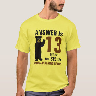 Måne-Gå björnskjortan T-shirt