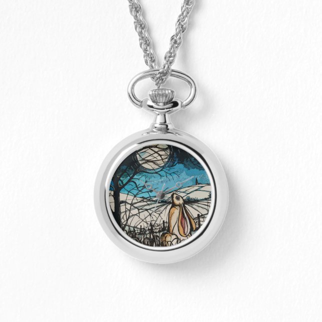 Måne Gazer Hare Armbandsur (Framsida)
