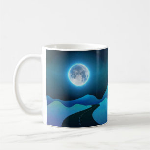 Måne glöd kaffemugg