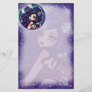 Måne Glow Fairy Fantasy Art av Hannah Lynn