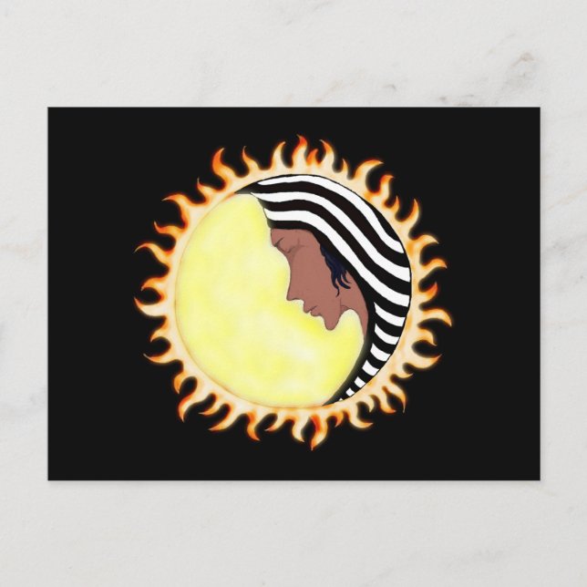 Måne Goddess 2 Vykort (Framsida)