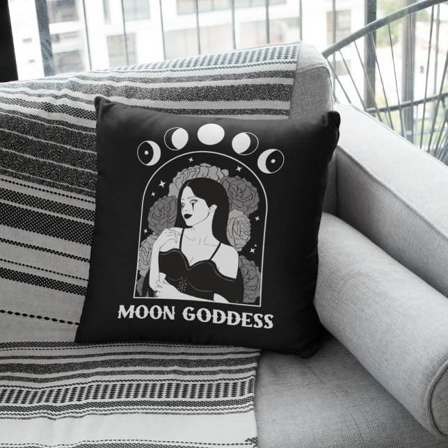 Måne Goddess Celestial Wiccan Kudde (Skapare uppladdad)