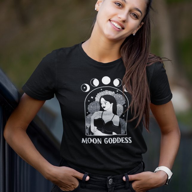Måne Goddess Celestial Wiccan T Shirt (Skapare uppladdad)