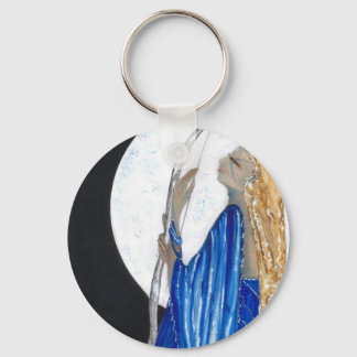 Måne Goddess Nyckelring