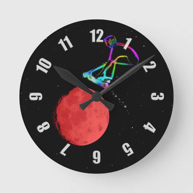 Måne Grabber - Stunt Scooter - Rider Rund Klocka (Framsida)