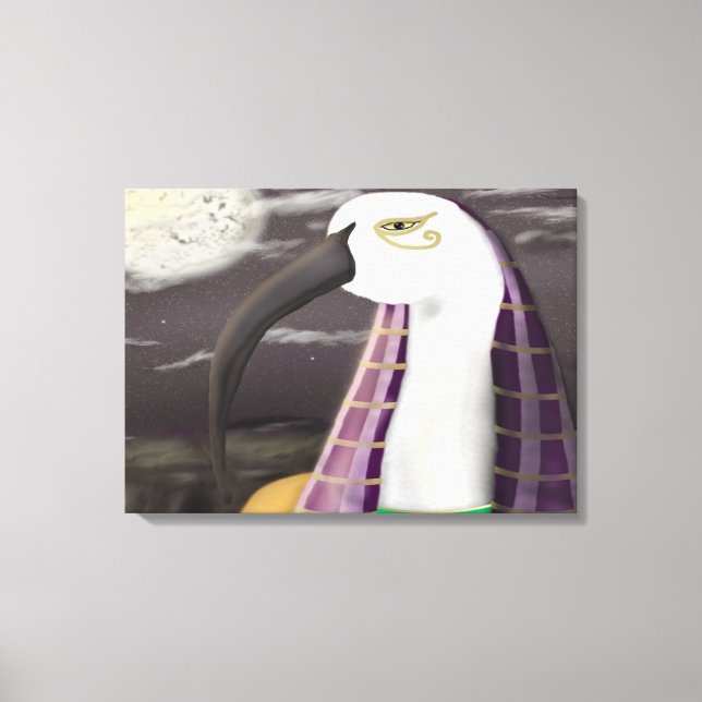 Måne gud Thoth Canvas Art (Framsida)