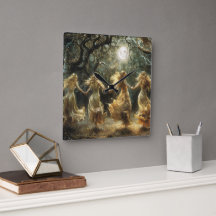 Måne guddess Dance Clock