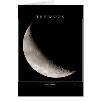 Måne Hälsningskort