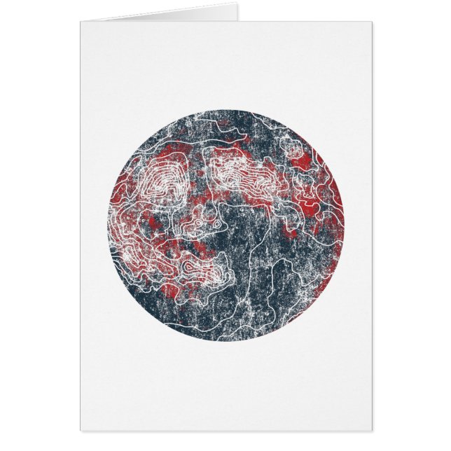 måne hälsningskort (Framsidan)