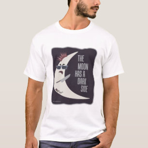Måne har en Mörk Roligt Slogan T- Shirt T