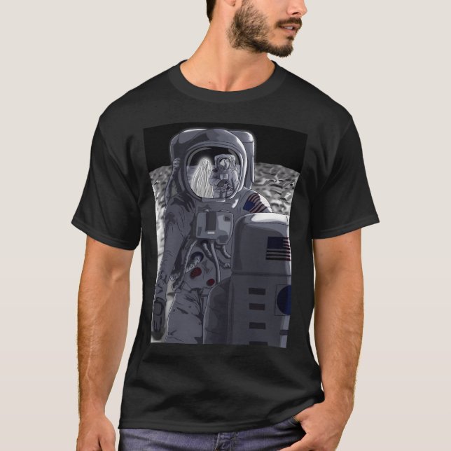 Måne Haunted T Shirt (Framsida)