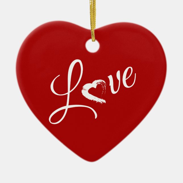 Måne Heart Ornament (Framsidan)