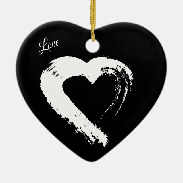 Måne Heart Ornament (Framsidan)